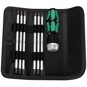 Wera 073665 Kraftform Kompakt 7 Piece Vario RA Ratchet Screwdriver & Bit Set - Picture 1 of 1