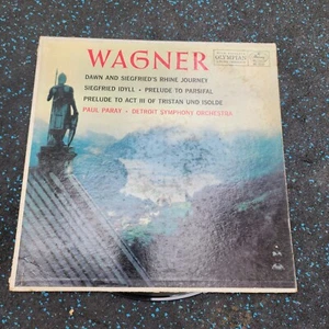 Paul Paray Detroit Symphony LP Vinyl Wagner Dawn & Siegfried's Rhine Journey - Picture 1 of 5