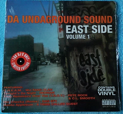 DA UNDAGROUND SOUND: East Side Volume 1 -2xLP- WU, PETE ROCK, GANG STARR, KRS-1 Foto 1 de 2