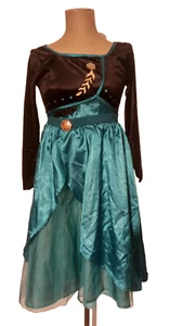 Disney Frozen 2 Queen Anna Deluxe Child Costume Size m 7-8 - Picture 1 of 9