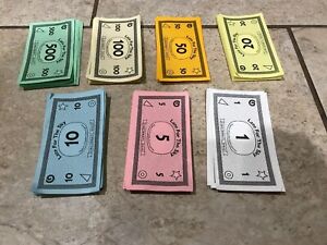Details about   Monopoly Money by Late for the Sky For Game Repair Crafts Teaching