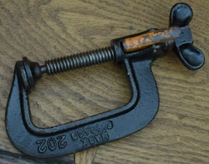 SCHÖN! Vintage Mark Chicago No. 202 Schnellverstellung C-Klemme Schraubzwinge 2" Kapazität - Bild 1 von 8