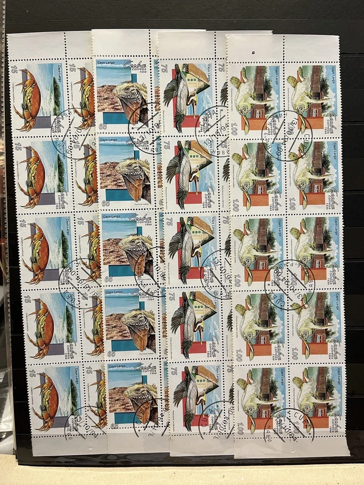 10x Nicaragua - Animals / Fauna on stamps - Timbres  - stamps CTO - Z12 - Image 1 of 1
