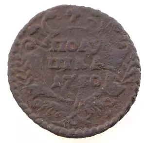 1730 Russian Empire Copper Coin Polushka. Anna Ioanovna (1730-1740) - Picture 1 of 4