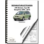 VW Sharan 7M (95-10) 4-Cyl. 2.0l diesel engine TDI 136-140 HP repair instructions