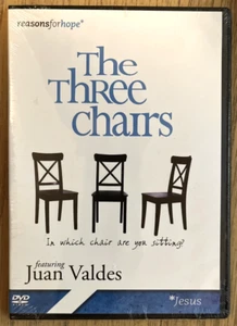 The Three Chairs with Juan Valdes - Reasons for Hope, Jesus (DVD, 2014) Sealed - Picture 1 of 2