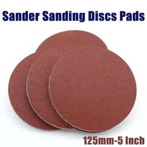 Almohadillas de discos de lijado lijadora de 125 mm - 5 pulgadas 40-800 gancho de arena y papel de lija de bucle - Imagen 1 de 6