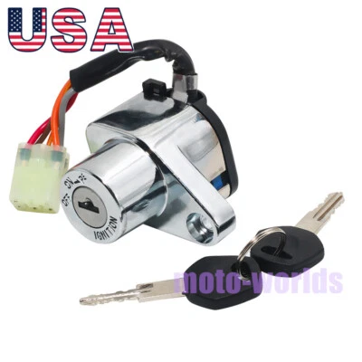 For Suzuki IGNITION KEY SWITCH VL1500 Intruder C1500/ Boulevard C90 2005 06-2009 - Image 1 of 4