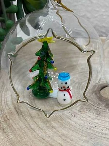 Pallina in Vetro con Soggetti Natalizi - Decorazioni di Natale - Bild 1 von 1
