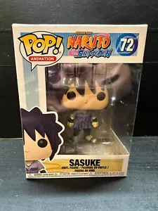 2021 Funko Pop Animation Sasuke #72 Naruto Shippuden Sealed with Protector - Picture 1 of 7