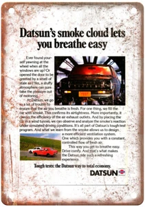 Vintage Datsun 1969 Auto Ad Reproduction Metal Sign A11438 - Picture 1 of 2