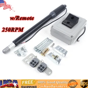 Automatic Gate Opener Single/Dual Swing Gate Opener Kit up to 662lbs with Remote - Picture 1 of 14