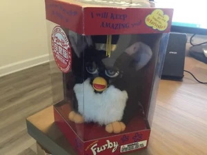 1999 TOMY Furby Limited Edition, Black 70-886-NOS Graduate Edition, ESTATE FIND! - Picture 1 of 7