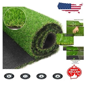 Durable Non-Slip Synthetic Grass Mat with Quick Dry Drainage for Dogs & Gardens - Picture 1 of 10