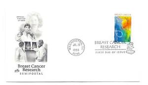 Artesanía de investigación del cáncer de mama B1 FDC - Imagen 1 de 1