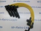 YELLOW 8MM PERFORMANCE IGNITION LEADS FOR POLO 1.6 GTi 1.4 16V QUALITY HT LEADS