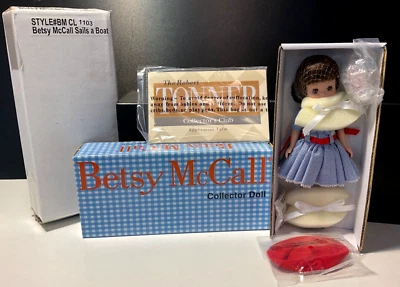 Tonner Tiny Betsy McCall Sails A Boat 8” Muñeca Coleccionista NUEVA EN CAJA ORIGINAL Foto 1 de 4