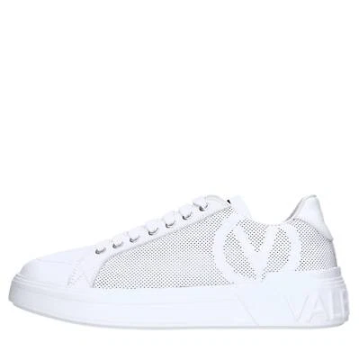 92R2104VIT CALFSKIN Sneakers VALENTINO By MARIO VALENTINO Uomo Bianco Amu04_vale - Imagen 1 de 4