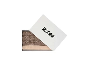 Moschino Logo Monochrome Blanket 100% Wool $495 - Picture 1 of 4