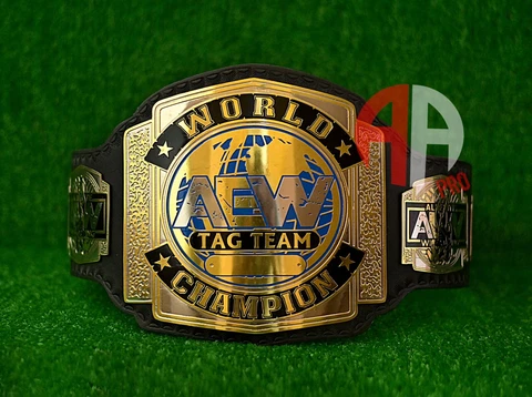 AEW TAG TEAM BELT AEW WORLD TAG TEAM BELT AEW WRESTLING CHAMPIONSHIP BELT AA 2MM Cover