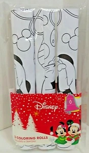 Topolino Disney Rotoli Colorati con 2 Pastelli 3 in confezione Nuovo - Foto 1 di 4
