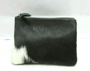GiGi New York NEU Haircalf Leather 4x6 Pouch Accessoire Kosmetiktasche Geldbörse - Bild 1 von 4