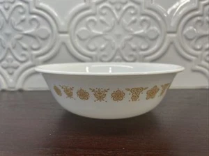 Ciotola per cereali farfalla oro Corelle vintage - Foto 1 di 4