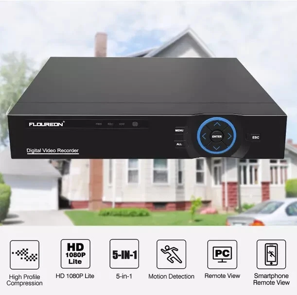 Smart CCTV DVR 4 Channel HD 1080P Digital Video Recorder; No HDD Included - Image 1 of 4