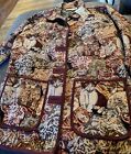 Vintage Blair Tapestry Cat Jacket Coat Medium