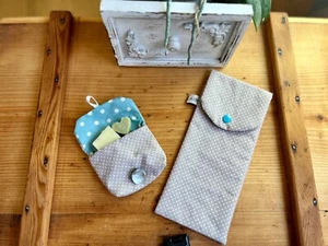 Zahnbürste Zahnpasta und Seife Etui Set abwaschbar Urlaub Reise Kulturbeutel - Bild 1 von 9