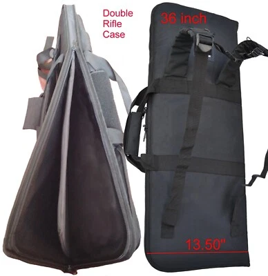 36″ Explorer Single Gun Case, 36 x 13.5-Inch, Black two guns case - Image 1 of 4