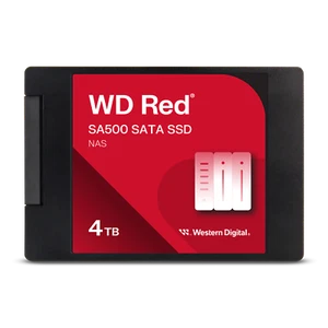 Western Digital 4TB WD Red SA500 NAS SATA SSD 2.5”/7mm Cased WDS400T2R0A-68CKB0 - Picture 1 of 3