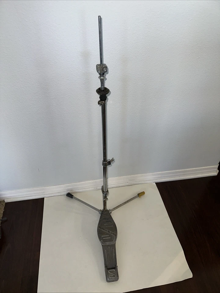 VINTAGE SLINGERLAND HI HAT STAND CHICAGO EUA - Imagem 1 de 4