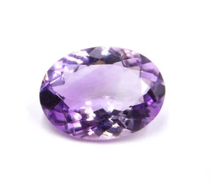 10 Cts 1 Pc Natural Amethyst Oval Cut Loose Gemstone 13x18 MM For Pendant P-2725 - Picture 1 of 6