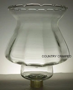 Home Interiors COUNTRY CRIMPED clear glass Votive Cup w/ rubber grommet - Picture 1 of 1