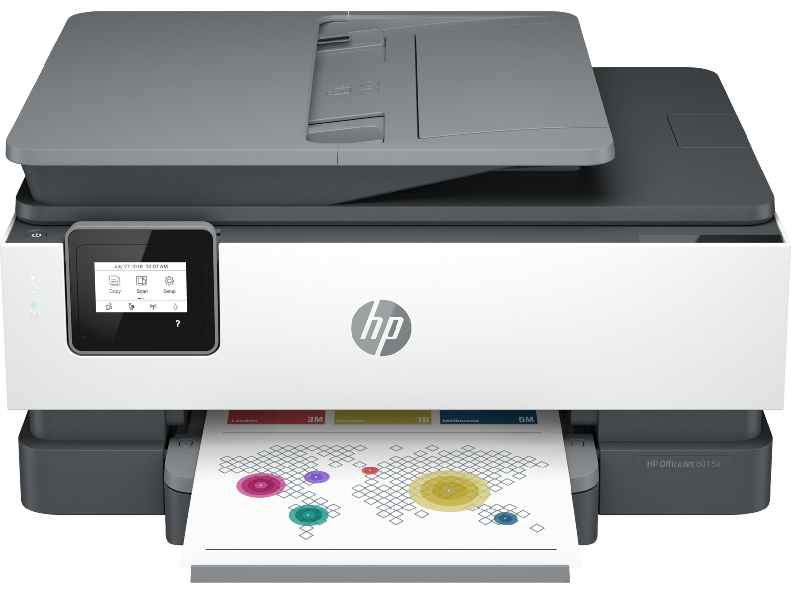 HP OfficeJet 8015e All-in-One Printer w/ bonus 6 months Instant Ink through HP+. Available Now for 