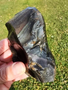 Rainbow Obsidian Rough California 303.3 grams. - Picture 1 of 5