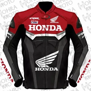 2025 Honda CBR 1,3mm Rindsleder Motorradjacke Unisex Motorradjacke - Bild 1 von 4