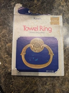 Anillo de toalla Kirsch vintage NOS montaje en pared BF117-62 - Imagen 1 de 5