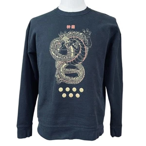 Boxlunch Dragonball Z schwarzes Summon Sherron Sweatshirt mit Rundhalsausschnitt für Herren Größe M - Bild 1 von 6