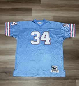 Mitchell & Ness 1980 Houston Oilers Earl Campbell #34 Jersey NFL Football Sz 54 - Picture 1 of 13