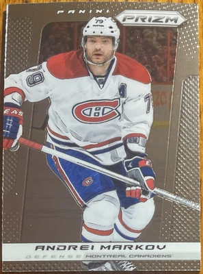 2013-14 Panini Prizm Andrei Markov #44 Montreal Canadiens - Image 1 of 2