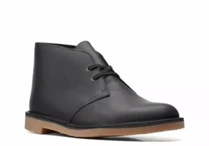 Clarks Originals Bushacre 3 Hombres Botas de Cuero Negras Reino Unido Talla 9 G EUR 43 - Imagen 1 de 4