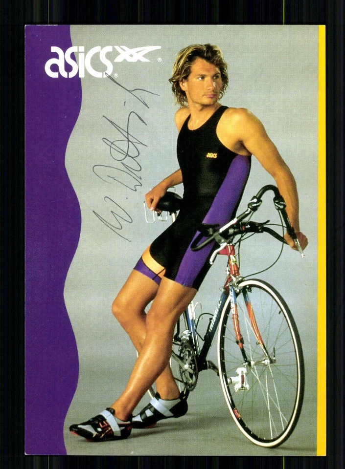 Wolfgang Dittrich Autogrammkarte Originial Signiert Triathlon + A 246258 - Bild 1 von 2