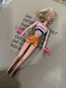 GYMNAST Barbie wrist Doll Bend & Move Arms Mattel 1993 VTG OOAK c8 - Picture 1 of 19