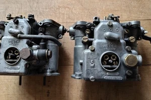 Coppia Carburatori Weber 40 DCOE 28 - Foto 1 di 3