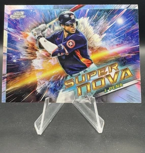 Jeremy Pena 2023 Topps Cosmic Chrome Super Nova Case Hit SSP - Picture 1 of 2