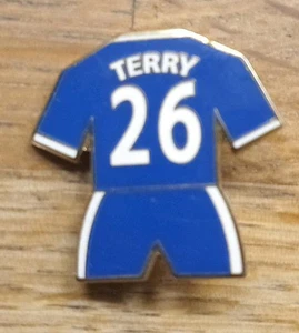Vintage John Terry Enamel Metal Pin Badge Blues Kit - Picture 1 of 2