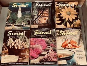 Vintage Sunset Magazines 1969 Jan-Dec, Set of 12 - Picture 1 of 2