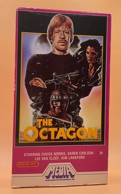 The Octagon VHS 1983 Chuck Norris Media Full Box **Buy 2 Get 1 Free** - Image 1 of 4